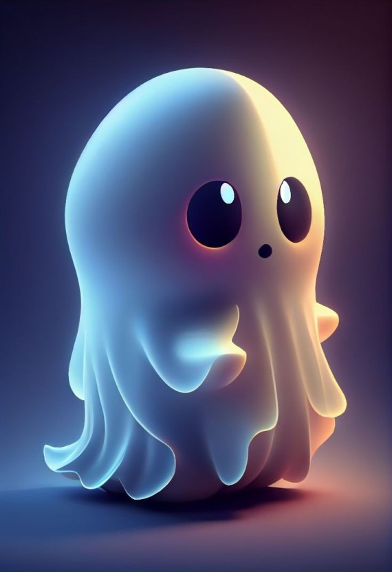 cute ghost wallpaper 0059