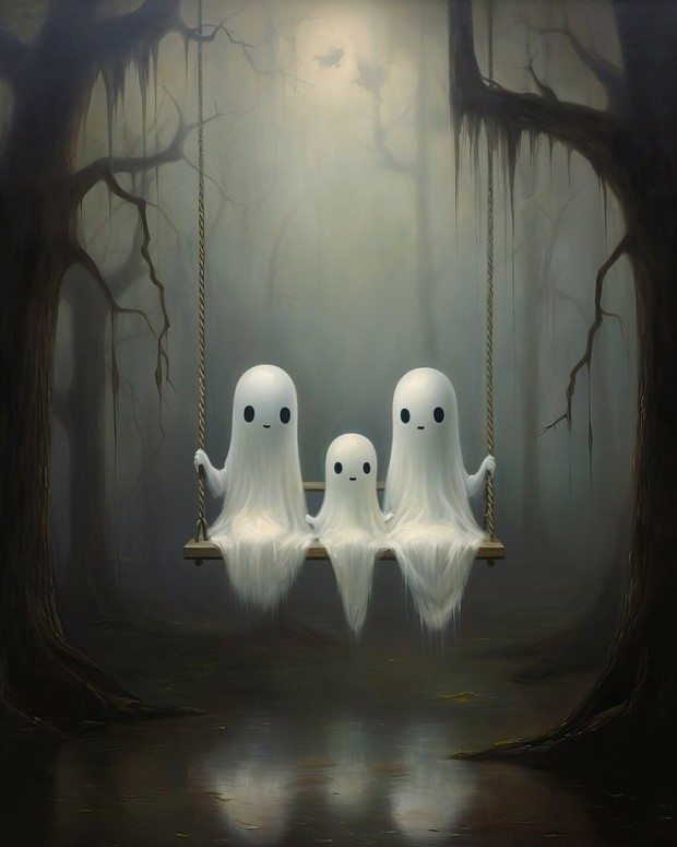 cute ghost wallpaper 0066