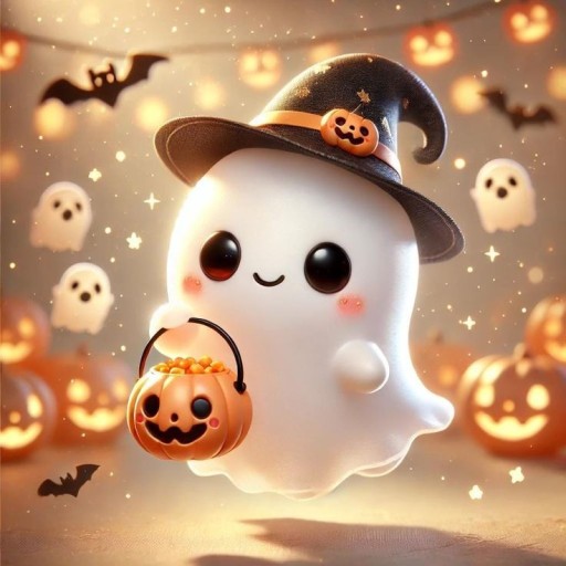 cute ghost wallpaper 0067