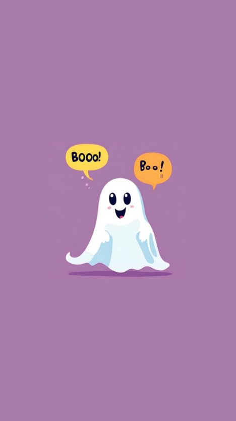 cute ghost wallpaper 0069