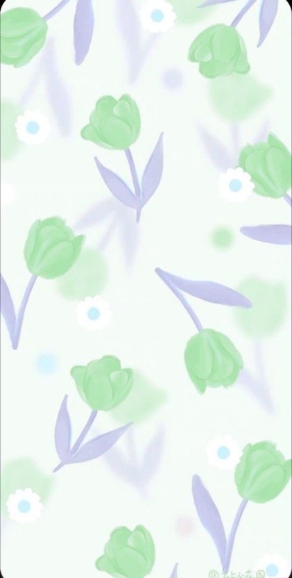 cute green wallpaper for kids' rooms