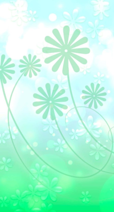 cute green wallpaper 0061