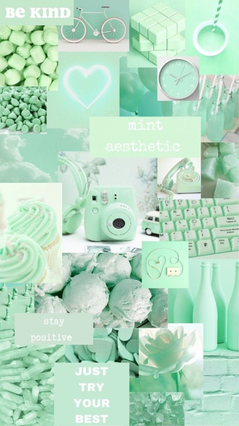 cute green wallpaper 0082