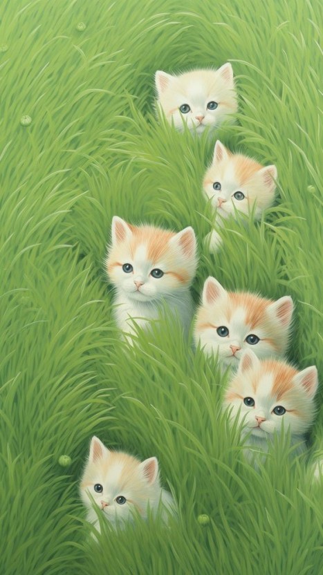 cute green wallpaper 0094