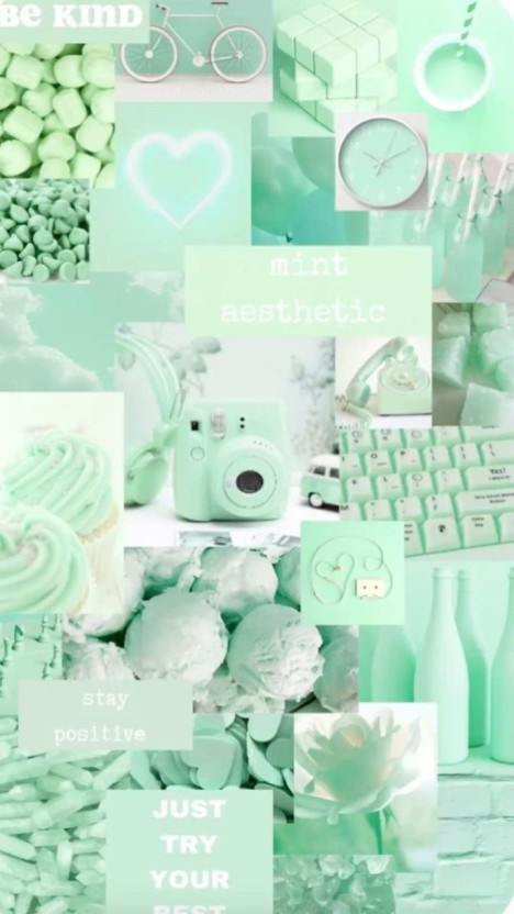 cute green wallpaper 0095