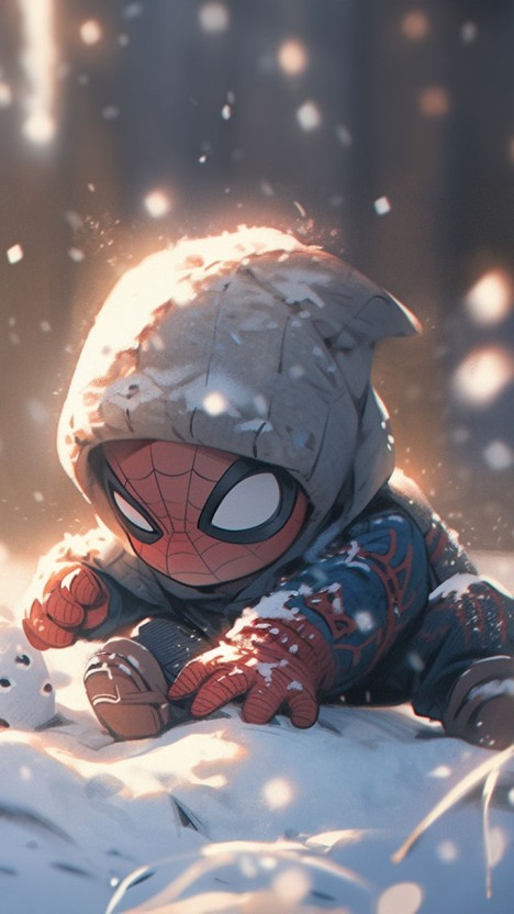 cute spiderman wallpaper 0032