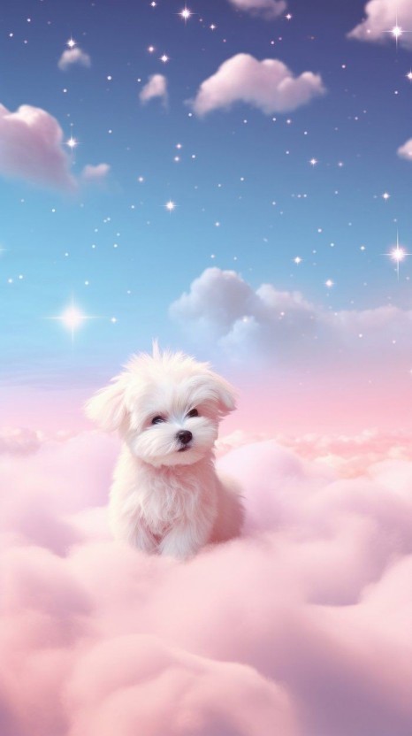 delightful pink puppy wallpaper collections