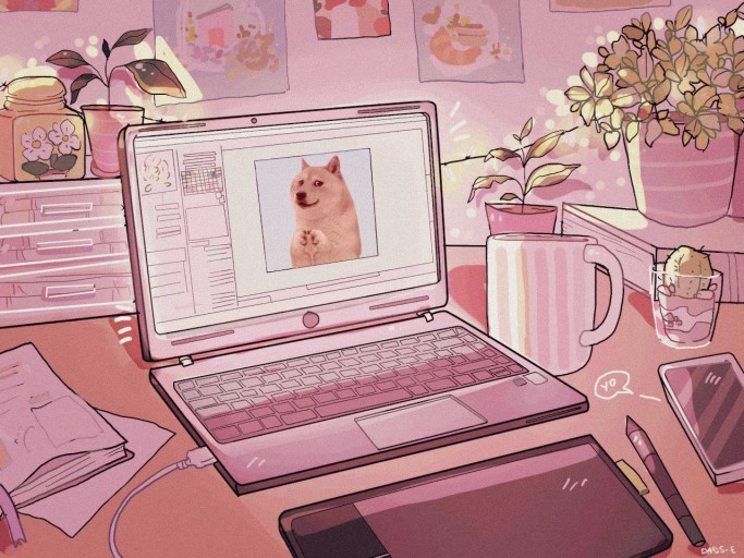 doge-themed funny wallpaper options