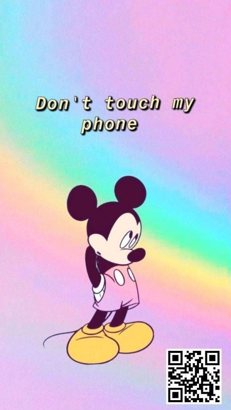 dont touch my phone wallpaper 4k