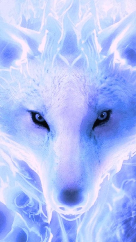 epic fire wolf wallpaper designs