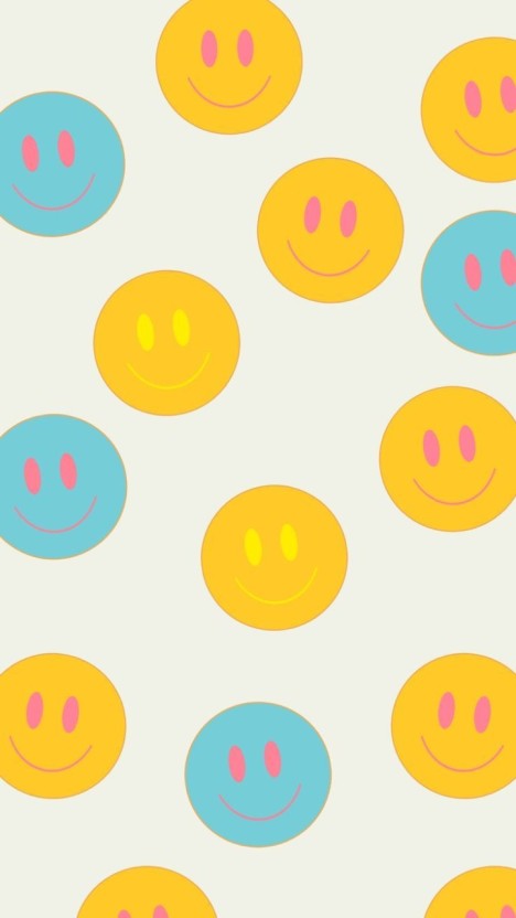 fun aesthetic trippy smiley face wallpaper for kids