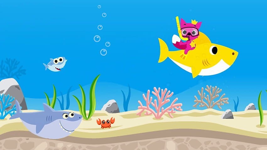 fun baby shark wallpaper collections