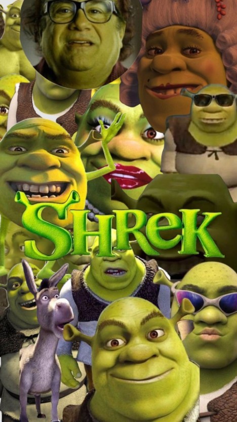 Funny animated Shrek wallpapers