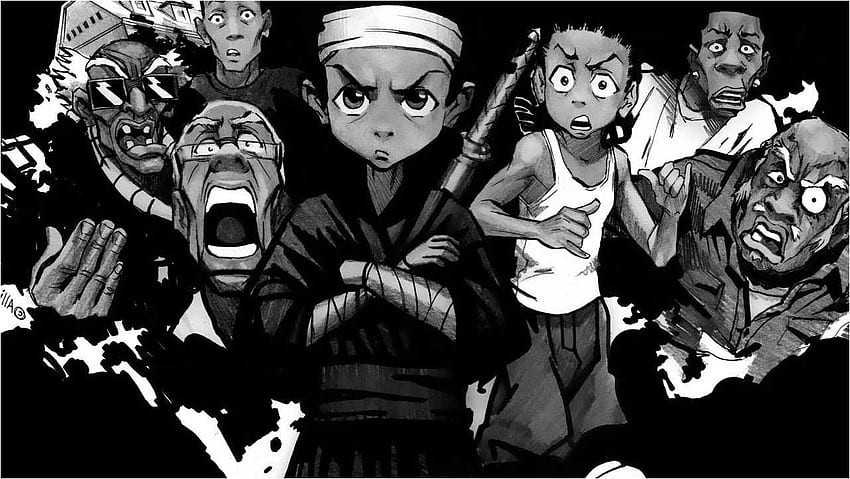 funny boondocks wallpaper drip images