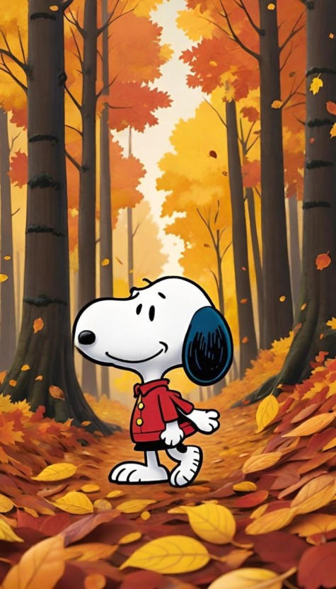 funny cartoon snoopy fall decorations