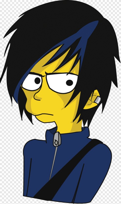 funny emo Bart Simpson wallpapers