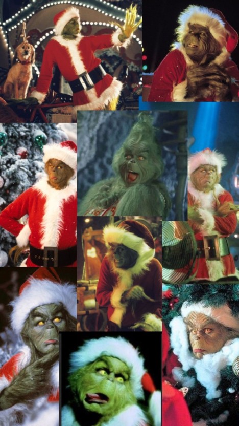 funny grinch wallpaper for Christmas