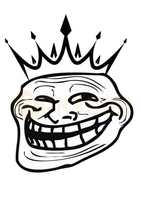 funny scary troll face wallpaper