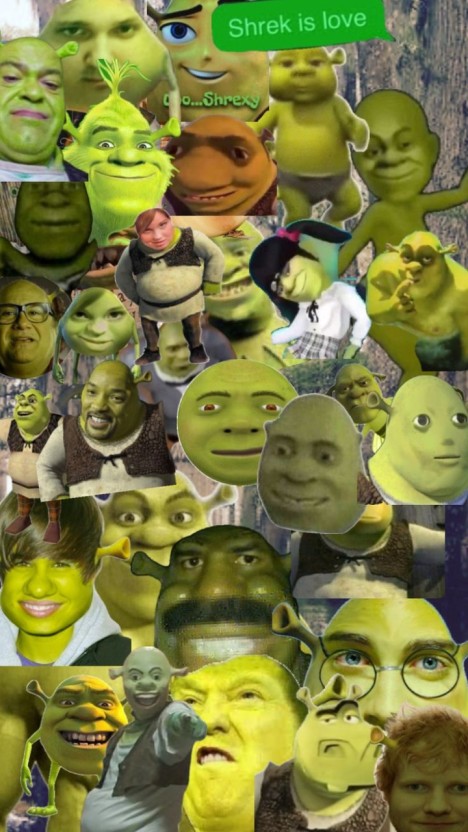 funny shrek backgrounds