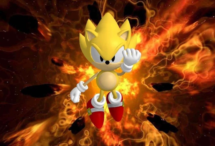 funny super sonic character wallpapers