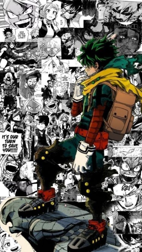 funny wallpapers featuring deku