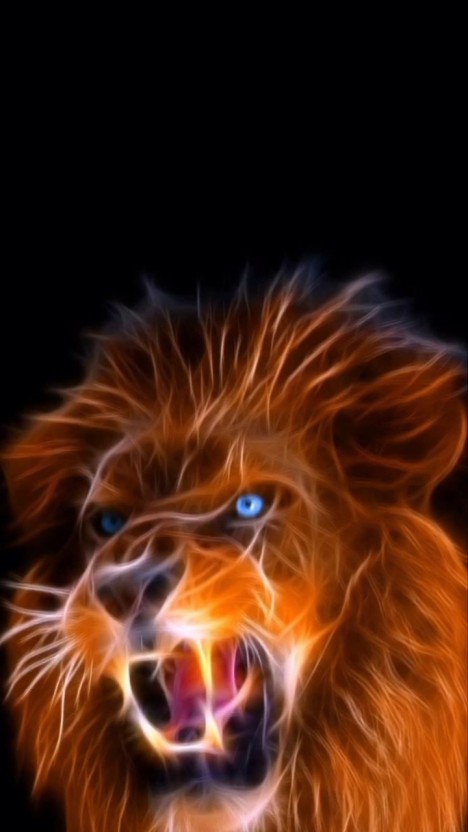 galaxy lion wallpaper for mobile devices