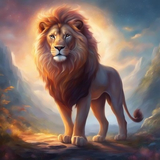 galaxy lion wallpaper 0037