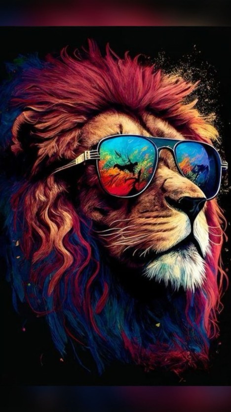 galaxy lion wallpaper 0064