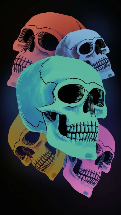 galaxy skull wallpaper 0053