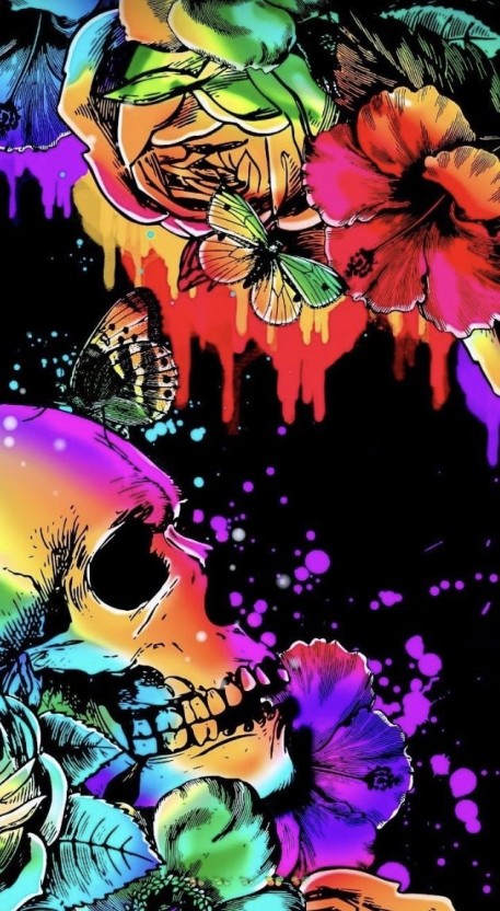 galaxy skull wallpaper 0066