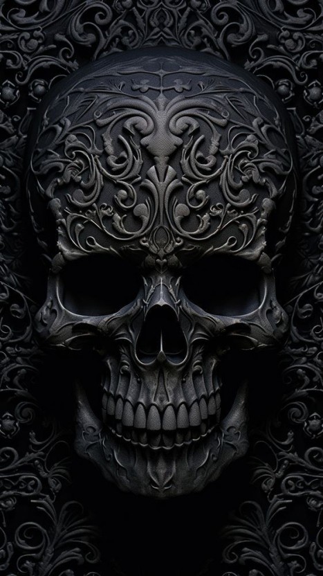 galaxy skull wallpaper 0085