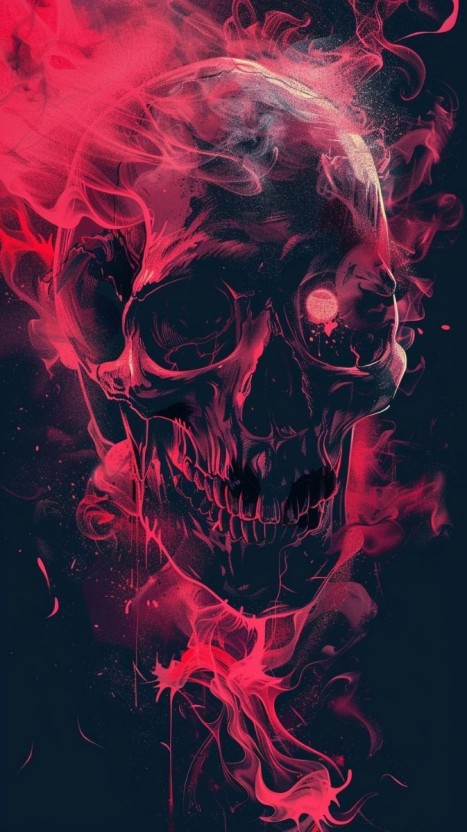 galaxy skull wallpaper 0088