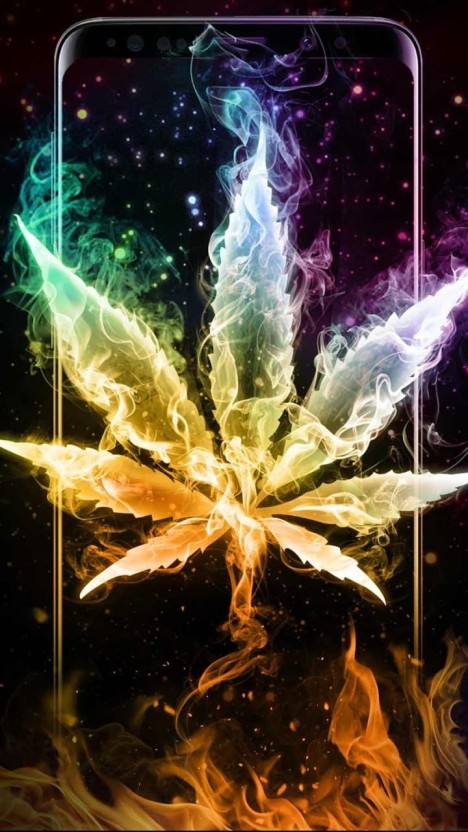 galaxy weed wallpaper 0085