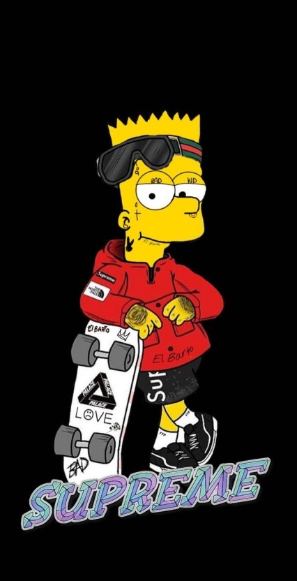 gangsta bart simpson wallpaper download