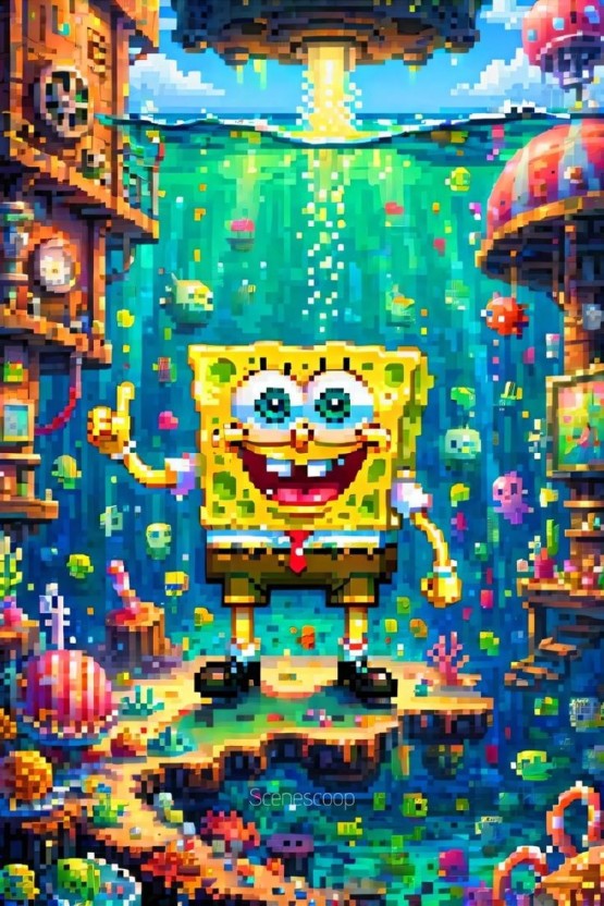 gangster spongebob wallpaper 0029