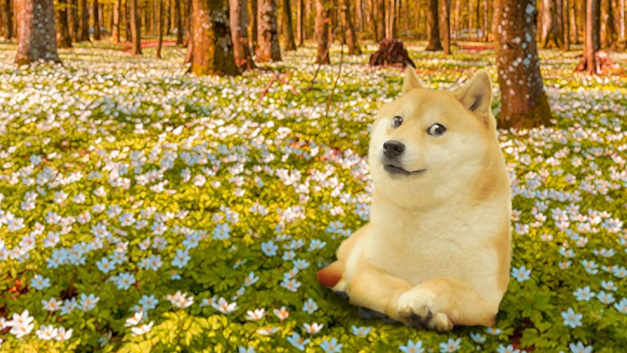 high-resolution doge wallpaper downloads