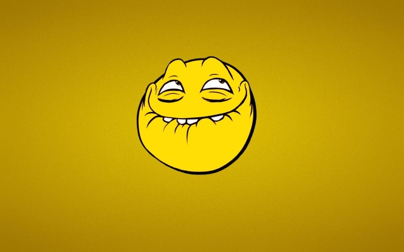 high-resolution scary troll face wallpaper