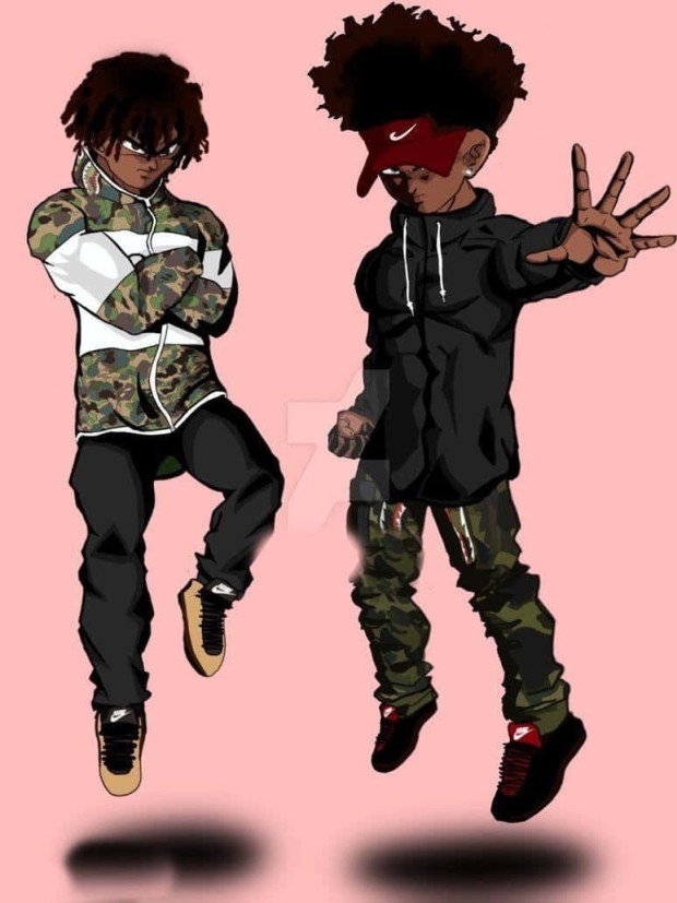 hood gangsta cartoon wallpapers 0020