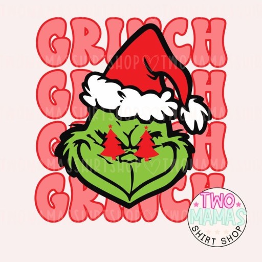 humorous preppy grinch art