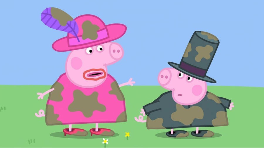 peppa pig baddie wallpaper for kids