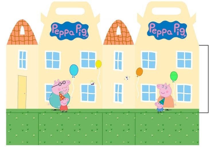 Peppa Pig house wallpaper collection