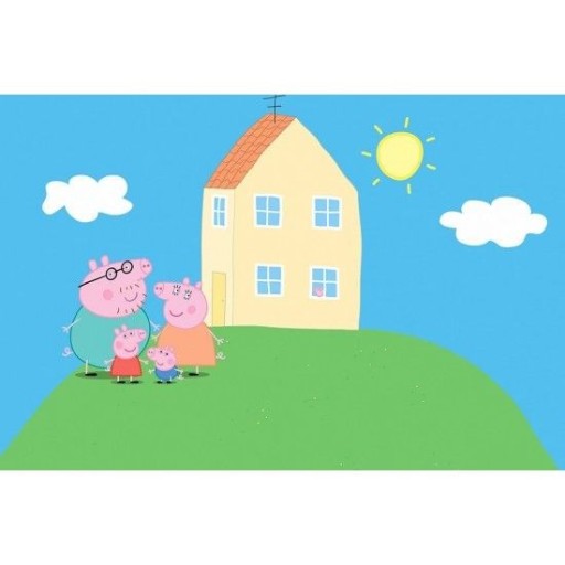 Peppa Pig house wallpaper ideas