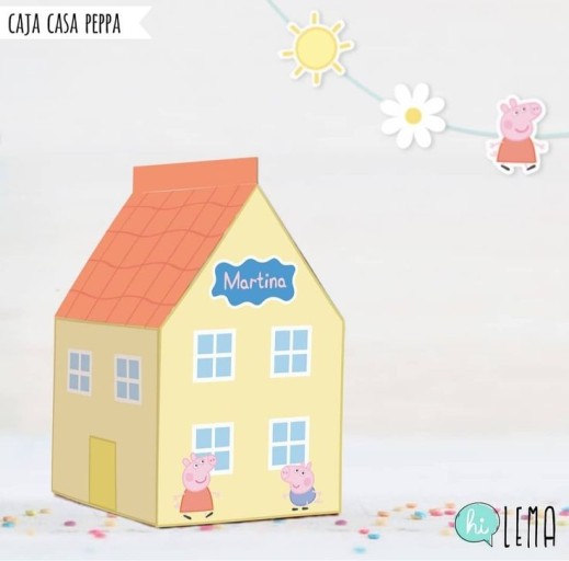 Peppa Pig house wallpaper patterns