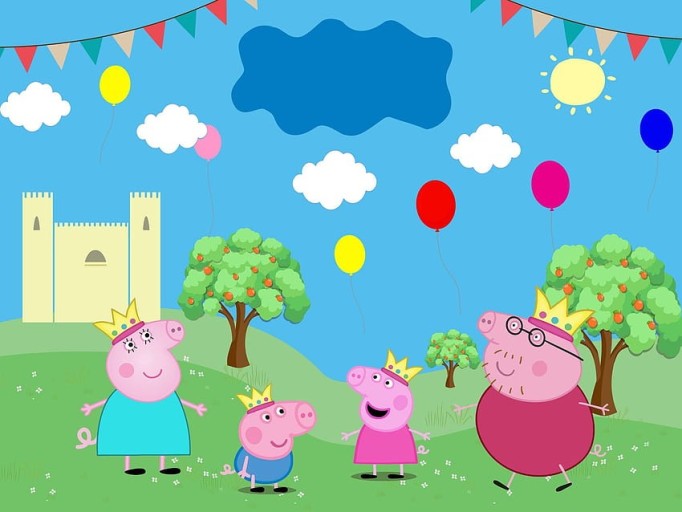 peppa pig house wallpaper 0030