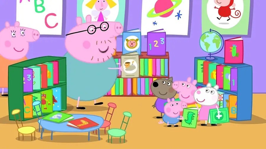 peppa pig house wallpaper 0040