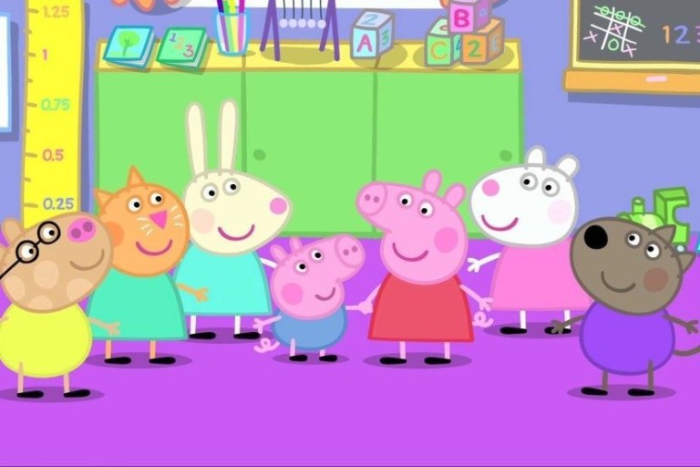 peppa pig house wallpaper 0047