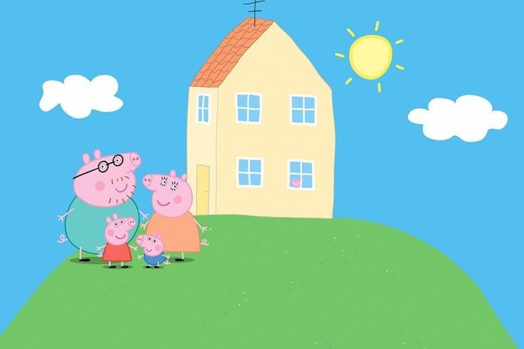 peppa pig house wallpaper 0066