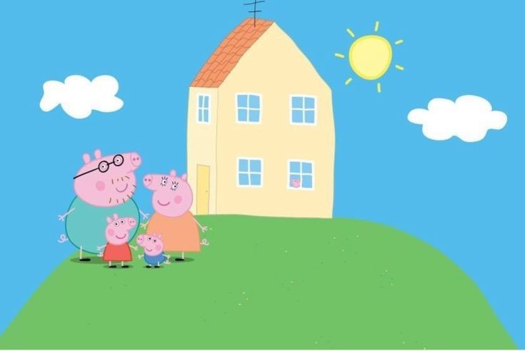 peppa pig house wallpaper 0067