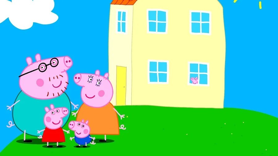 peppa pig house wallpaper 0068