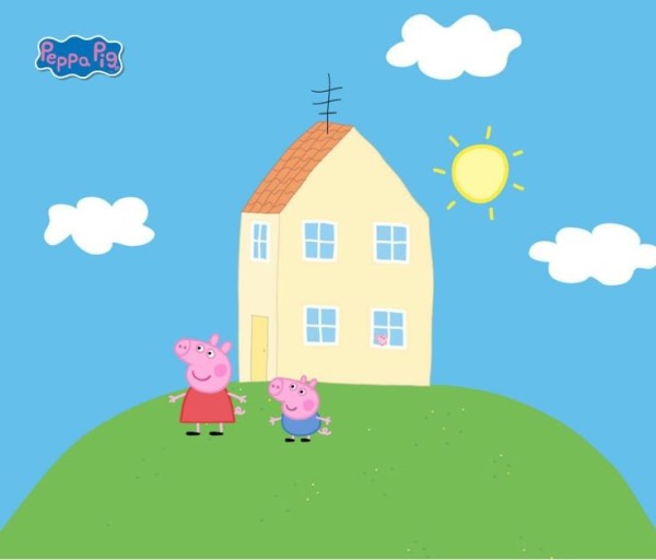 peppa pig house wallpaper 0070